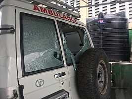 Haiti - Demonstrations : New ambulance attack - HaitiLibre.com : Haiti news 7/7